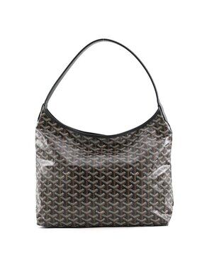 Goyard Tote Boheme Hobo Leather Black